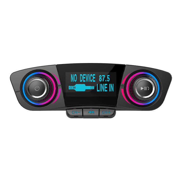 Transmisor FM Bluetooth BT06 con manos libres y cargador para coche