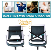 Almohada lumbar de espuma viscoelástica para coche