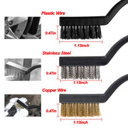Kit de 15 cepillos para limpiar el coche