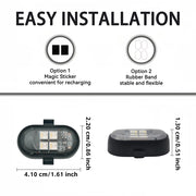 Luces LED multicolor para el interior del coche con mando a distancia