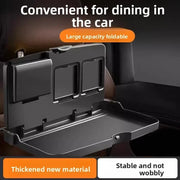 Bandeja plegable con portavasos para el asiento trasero del coche