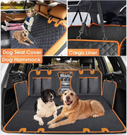 Funda protectora para perros para el asiento trasero del coche
